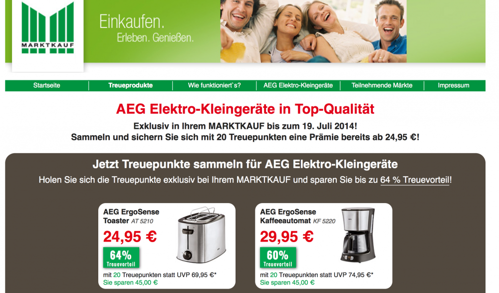 Marktkauf Treuepunkte